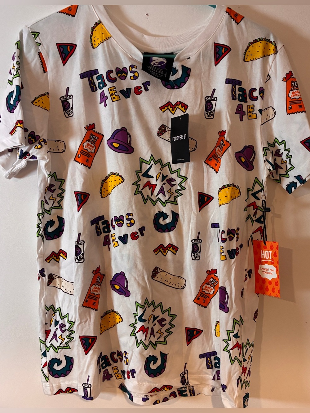 forever 21 x Taco Bell collab Tee size L, new with tags!